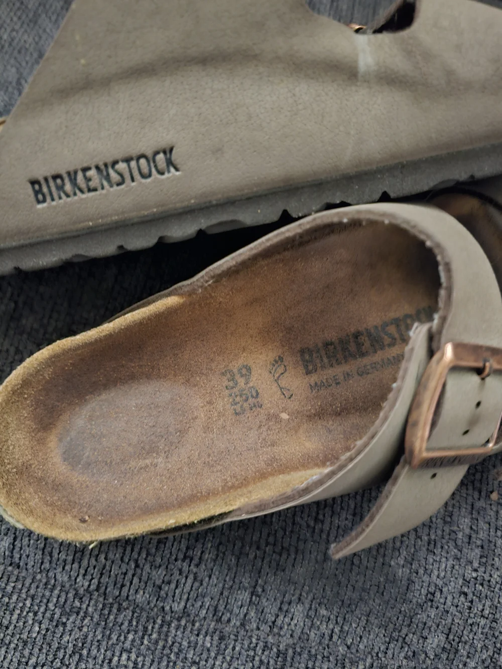Birkenstock Arizona Double Strap Sandals in Olive Green